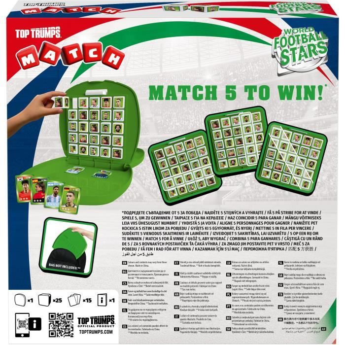 MATCH World Football Stars 2025 - Board Game - WINNING MOVES