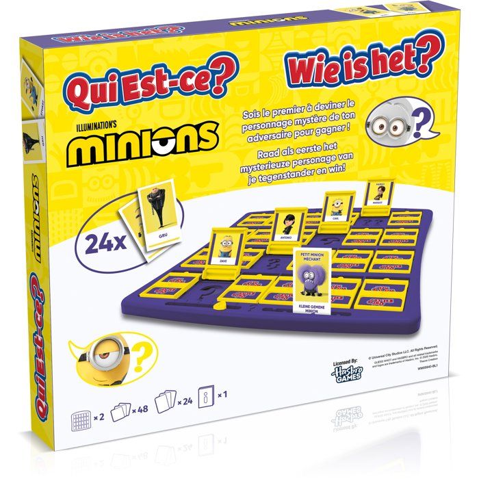 Who is it? The Minions - Deduction Game - WINNING MOVES - 24 Minion characters