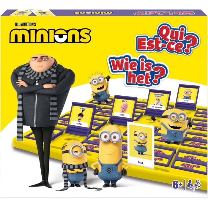Who is it? The Minions - Deduction Game - WINNING MOVES - 24 Minion characters