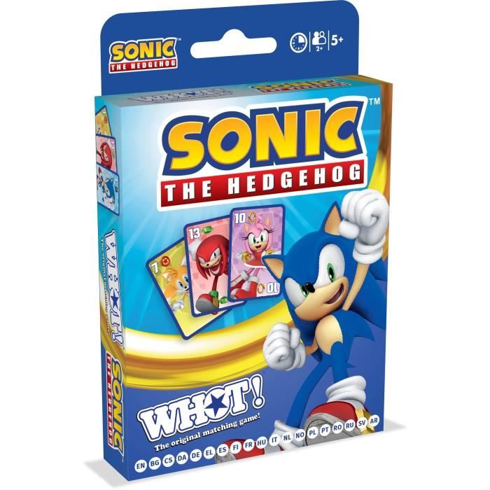 Whot! Sonic the Hedgehog - Card Game - WINNING MOVES - Sonic-themed card game for the whole family.