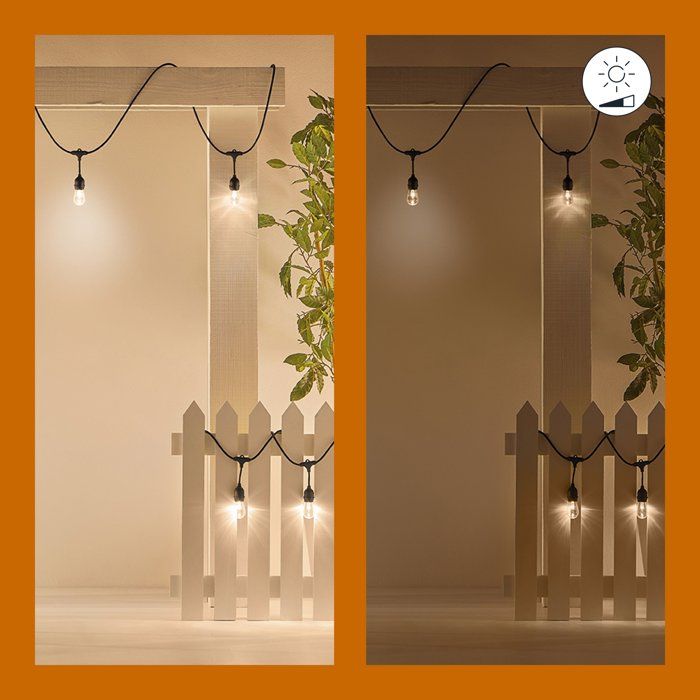 Wiz 15m connected garland outdoors