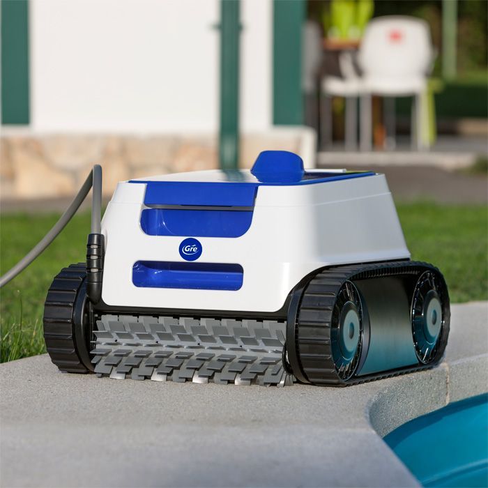 Robot Pool GRE ER 230 - Maintenance background, walls and water lines - Buried pool or above -ground Rigid wall 9x4m - Automy 2h