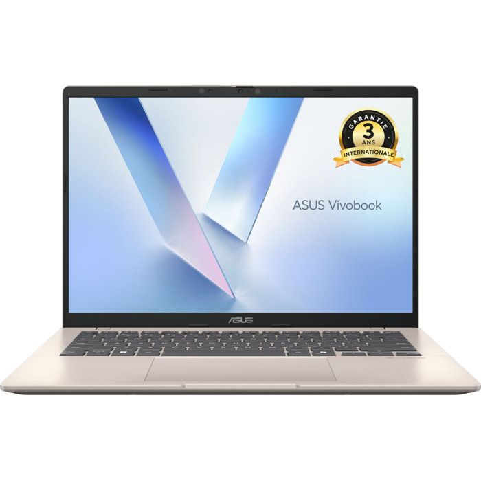 ASUS VivoBook 14 X1407 Laptop: Windows 11 - 14-inch FHD - Snapdragon X Plus - 16GB RAM - 512GB SSD