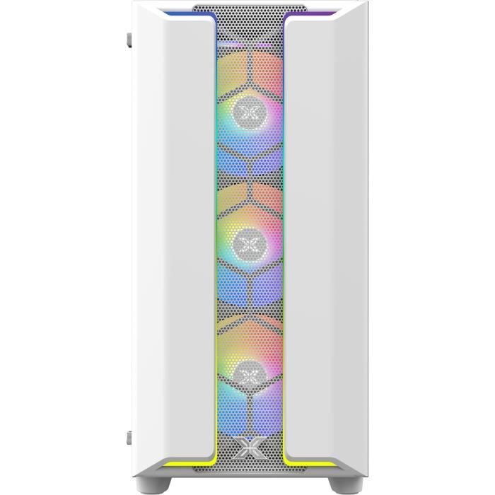 PC case - XIGMATEK - Gaming Y Pro Arctic (White) - Medium tower - E-ATX format - 4 x 120mm A-RGB