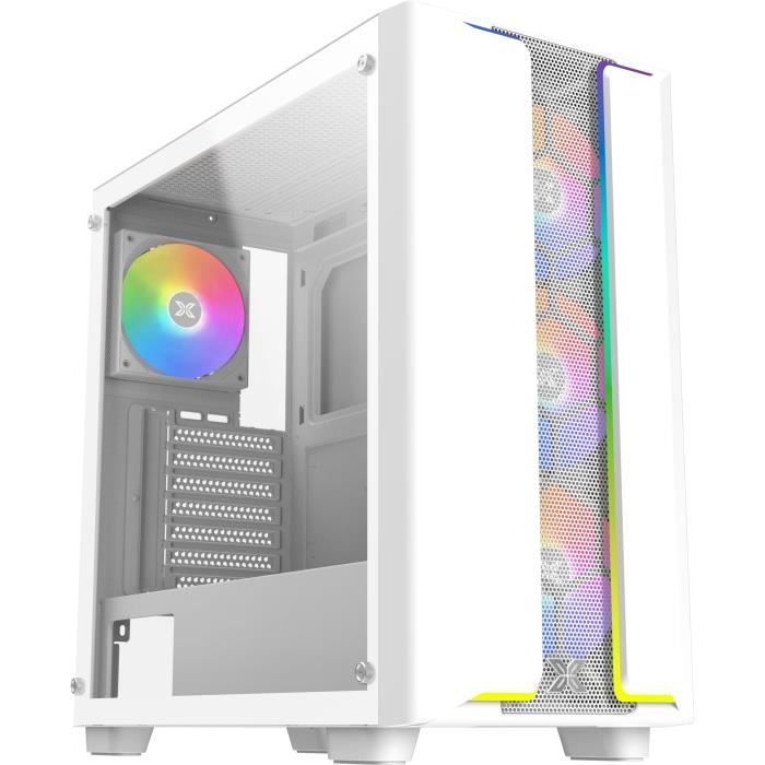 PC case - XIGMATEK - Gaming Y Pro Arctic (White) - Medium tower - E-ATX format - 4 x 120mm A-RGB