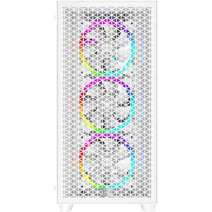 PC case - XIGMATEK - Gaming G Pro Arctic (White) - Medium tower - E-ATX format - 4x120mm LED A-RGB
