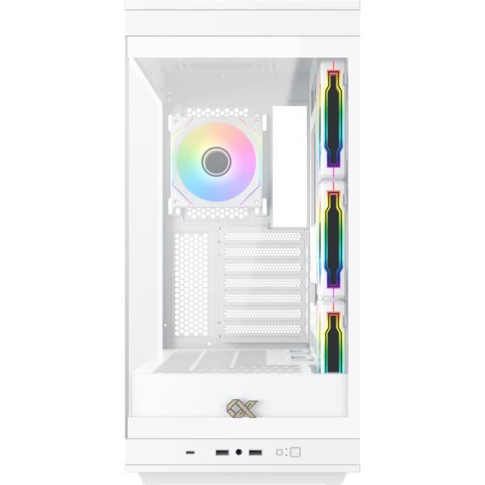 PC Case - XIGMATEK - META Arctic - Mid Tower - E-ATX - Tempered Glass - ARGB - White