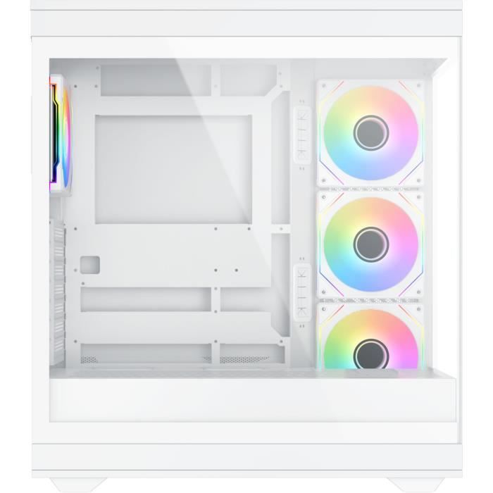 PC Case - XIGMATEK - META Arctic - Mid Tower - E-ATX - Tempered Glass - ARGB - White