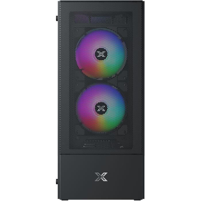 Mid-Tower PC Case without PSU - XIGMATEK HERO II Air 3F (Black) - ATX/Micro ATX - 3x120mm FRGB - Mesh - USB 3.0/2.0