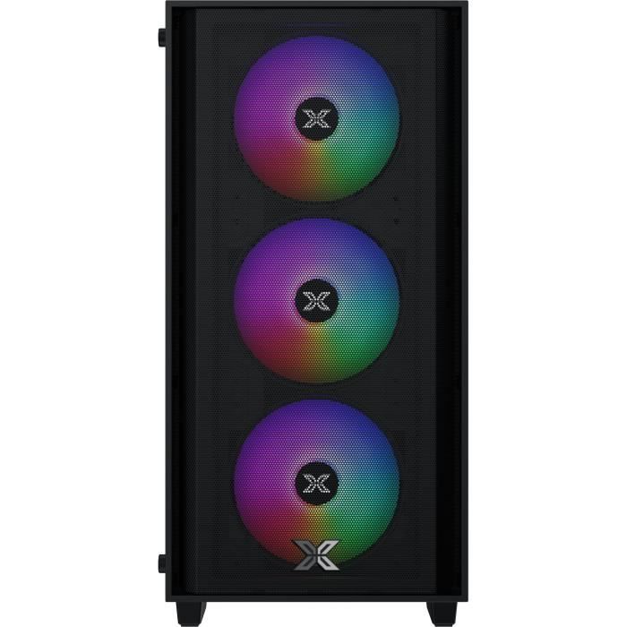 PC case - XIGMATEK - NYX Air II (Black) - Mini tower - Micro-ATX format - Without power supply