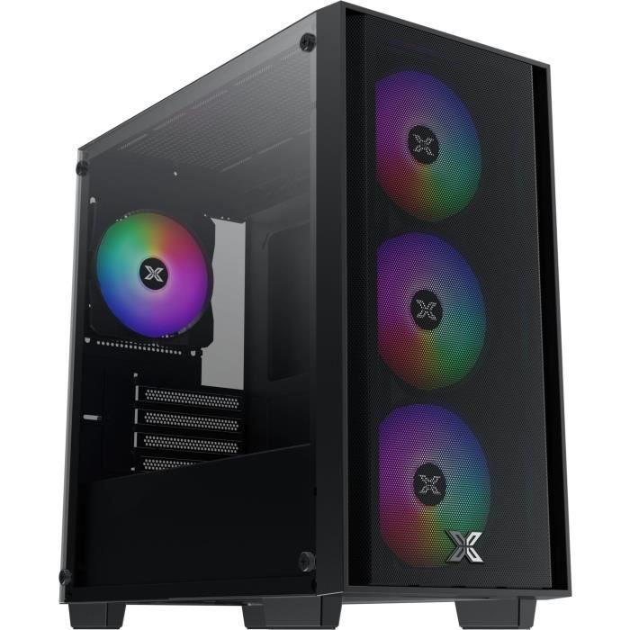 PC case - XIGMATEK - NYX Air II (Black) - Mini tower - Micro-ATX format - Without power supply