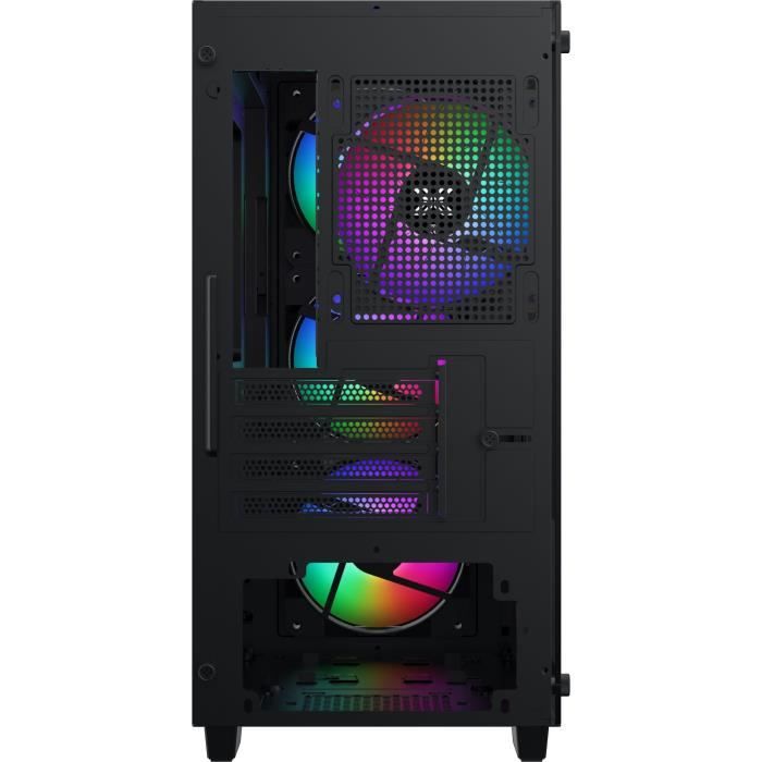 PC case - XIGMATEK - NYX Air II (Black) - Mini tower - Micro-ATX format - Without power supply