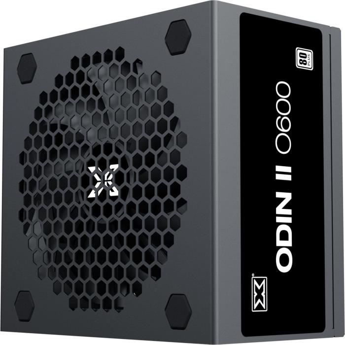 PC Power Supply - XIGMATEK - Odin II O600 - 600W - 80Plus - Non-Modular - 120mm Fan - Black
