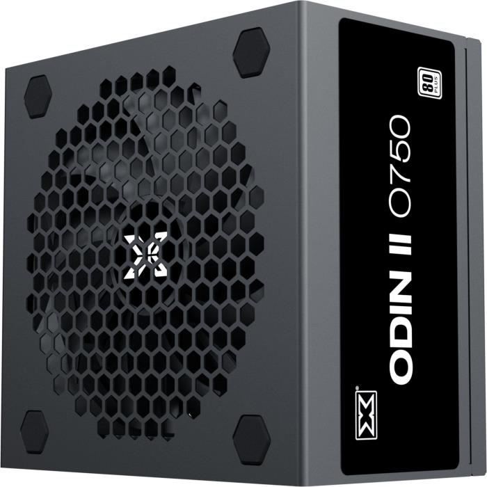 PC Power Supply - XIGMATEK - Odin II O750 - 750W - 80Plus - Non-Modular - 120mm Fan - Black