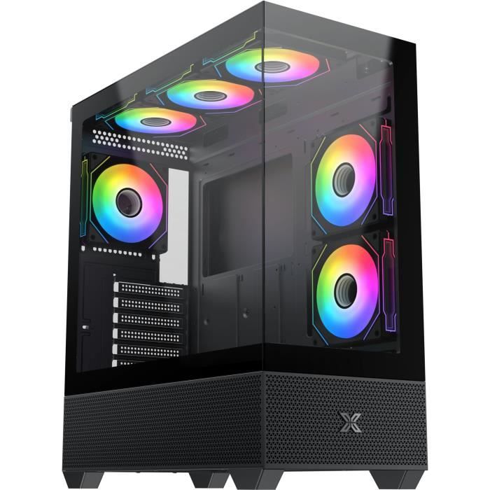 PC Case - XIGMATEK - Alphard - Mid Tower - E-ATX - Tempered Glass - ARGB - Black