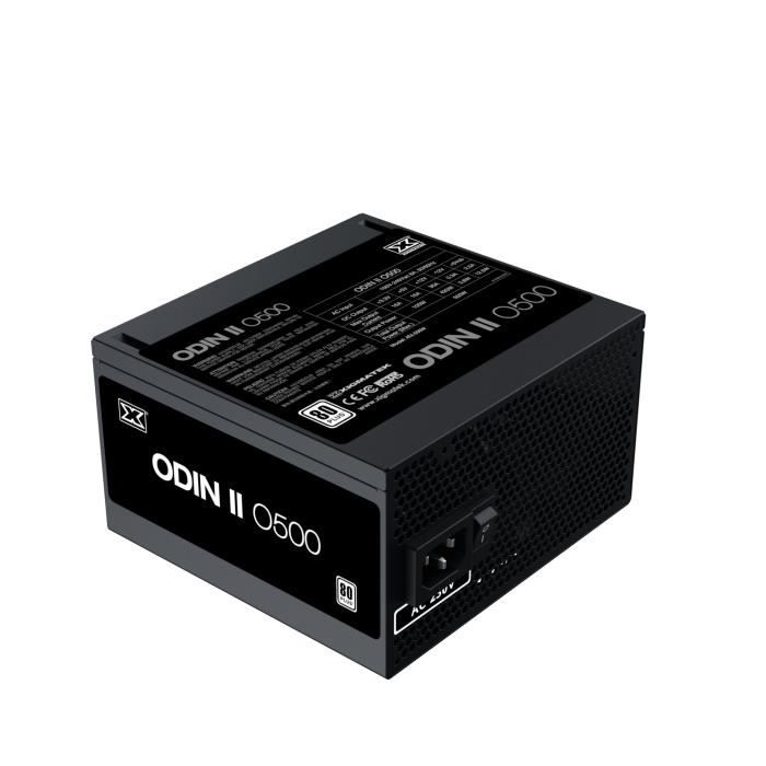 PC Power Supply - XIGMATEK - Odin II O500 - 500W - 80Plus - Non-Modular - 120mm Fan - Black