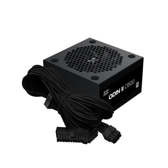 PC Power Supply - XIGMATEK - Odin II O500 - 500W - 80Plus - Non-Modular - 120mm Fan - Black