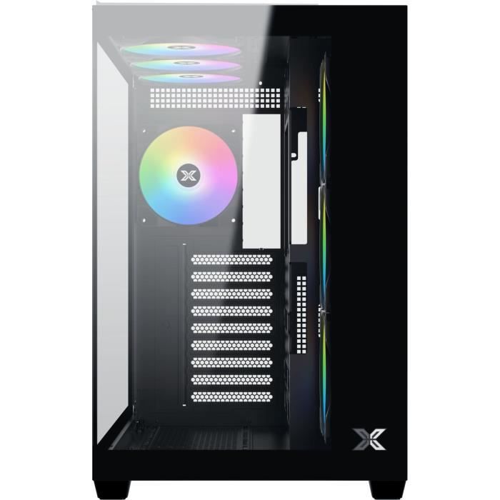 PC Case - XIGMATEK - Aqua V AIR - Cube - ATX - Tempered Glass - ARGB - Black