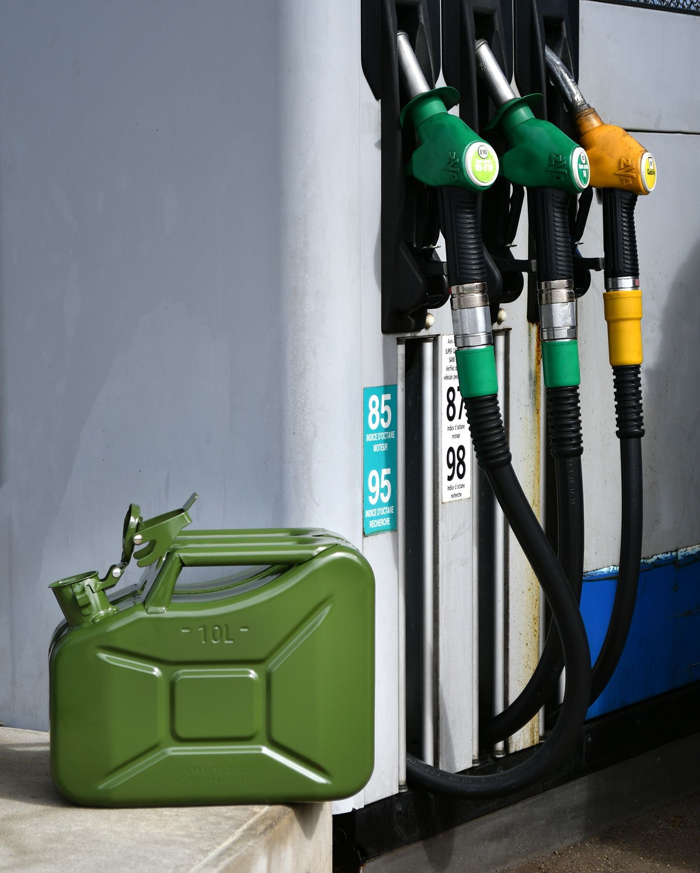 PRECISION STEEL US metal jerrycan 10L - petrol jerrycan