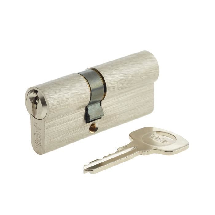 YALE Lock Cylinder - For Exterior Door / Entrance - 5 Pins - 3 Keys - 30 x 40 mm