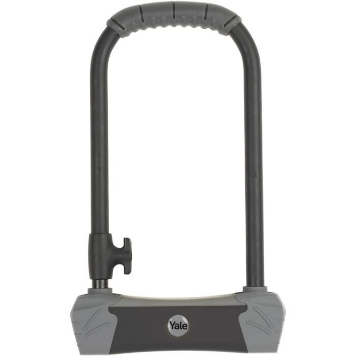 YALE Anti-Theft U - High Security - Sold Secure Gold certified - For Bicycle, MTB - 230 x 115 x 14 mm
