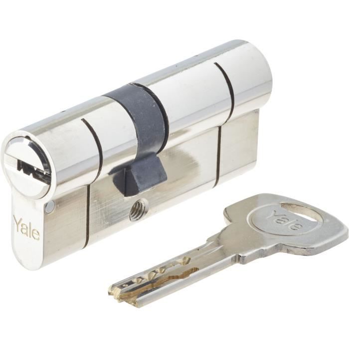 YALE Releasable Lock Cylinder - For Exterior / Entrance Door - 10 Pins - 5 Keys - 30 x 40 mm