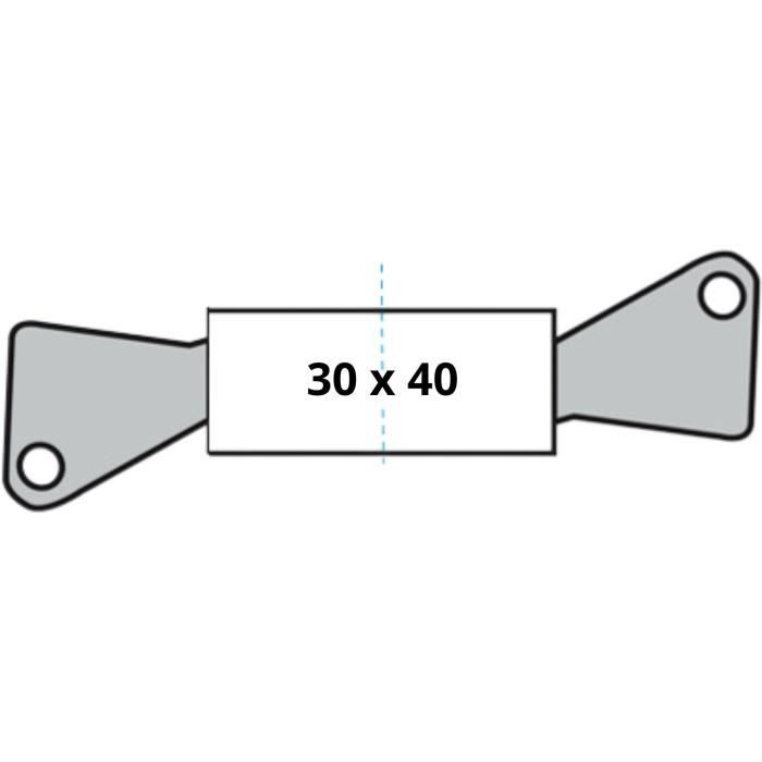 YALE Releasable Lock Cylinder - For Exterior / Entrance Door - 6 Pins - 4 Keys - 30 x 40 mm