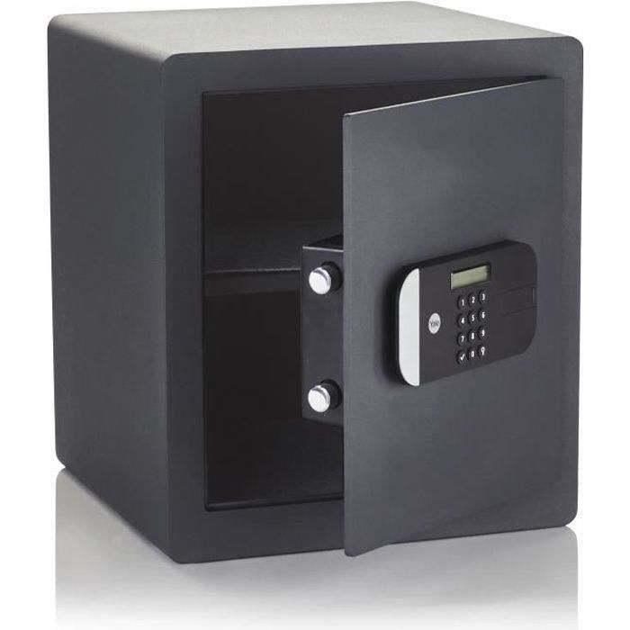 YALE High security safe with electronic lock (SKG certified), desk size H.40 x W.35 x D.34 cm (35.5 L)