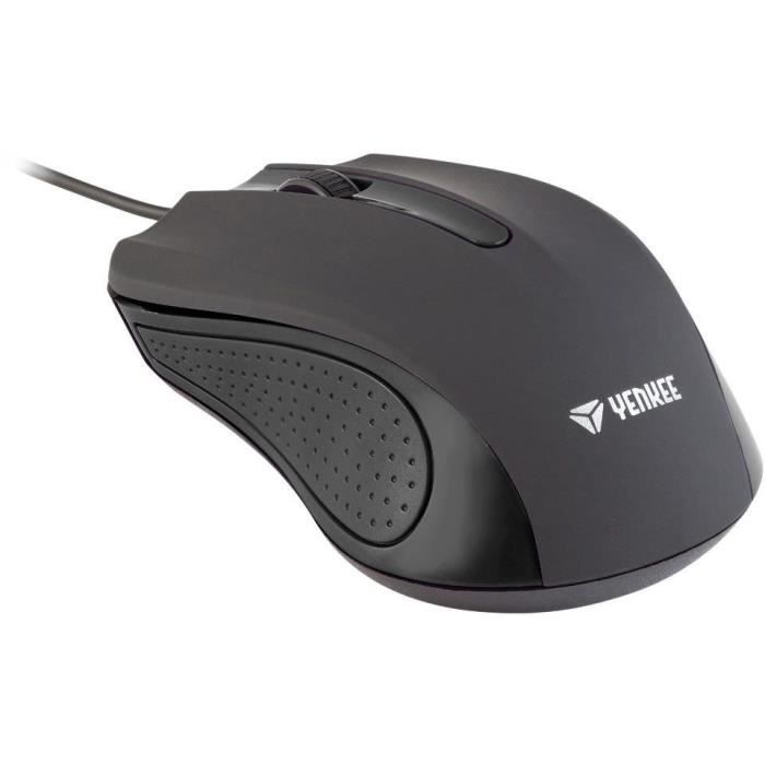 Mouse - SUVA BLACK - YENKEE - YMS 1015BK