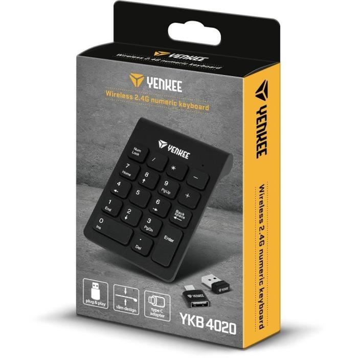 Wireless Numeric Keypad - YENKEE - YKB 4020