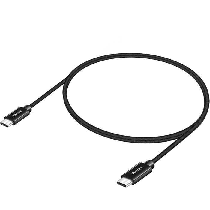 1m USB-C Cable - YENKEE - YCU C101 BK