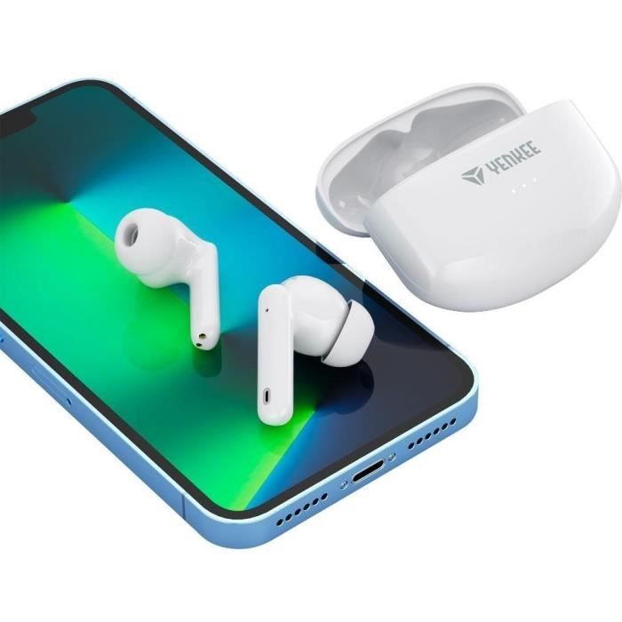 Rechargeable Wireless Earphones - TWS HARMON - YENKEE - YHP 08BT ANC