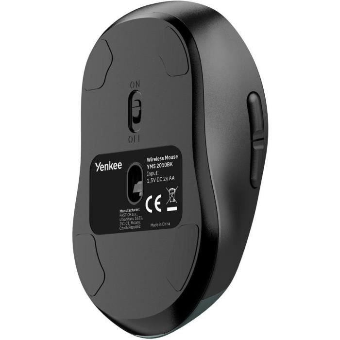 Rechargeable wireless mouse - Gyro - YENKEE - YMS 2010BK