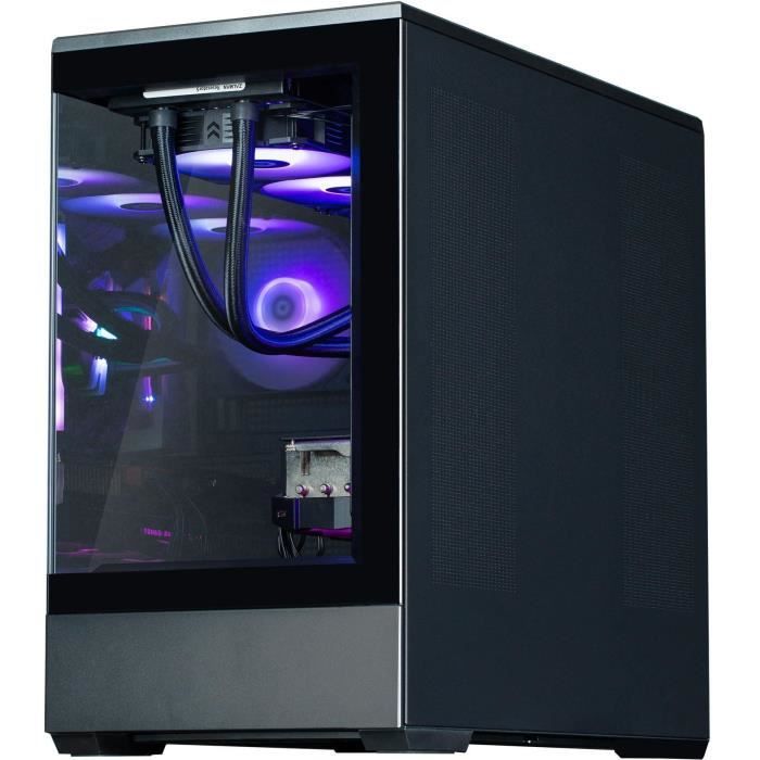 PC case without power supply - ZALMAN P30 (Black) - Mini tower - Micro-ATX - ARGB fans