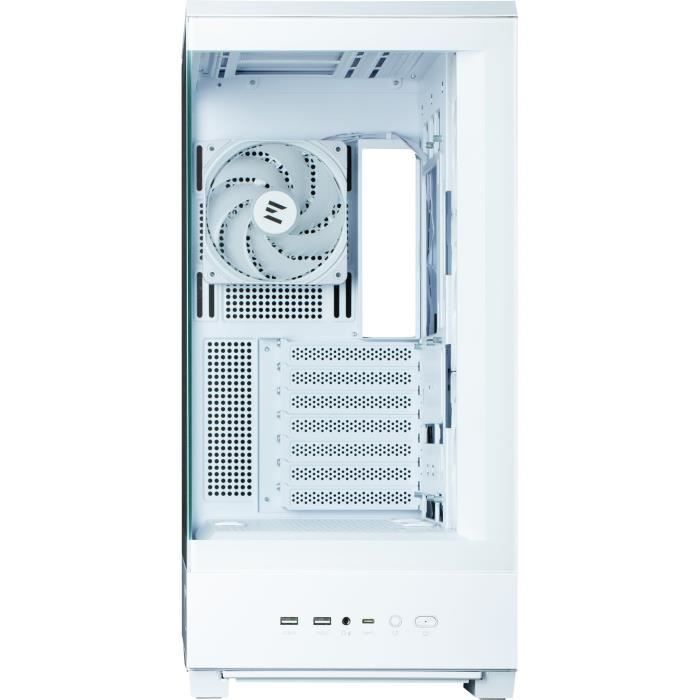 PC case - ZALMAN - P50 DS - Mid tower - ATX - White - 4 A-RGB fans - USB-C