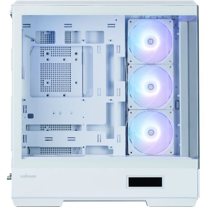 PC case - ZALMAN - P50 DS - Mid tower - ATX - White - 4 A-RGB fans - USB-C