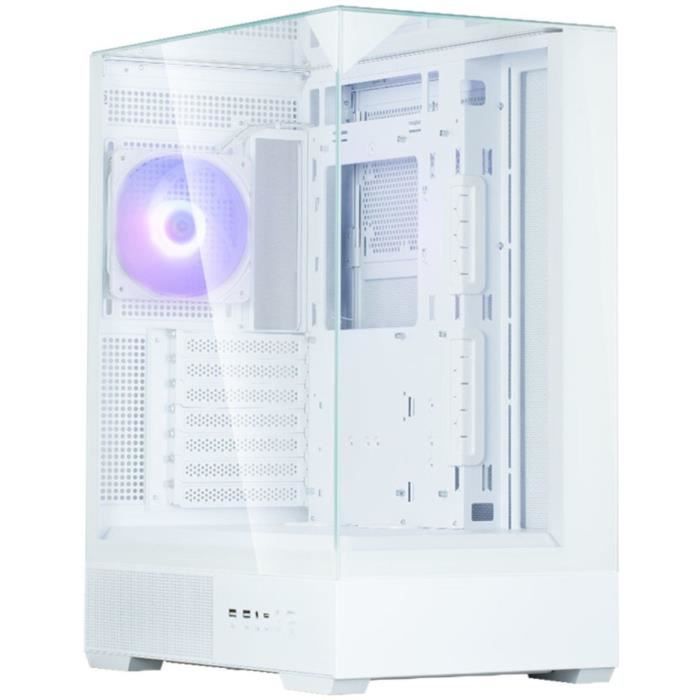 PC Case - ZALMAN - P40 Prism - Without power supply - Mid-tower - ATX format - White