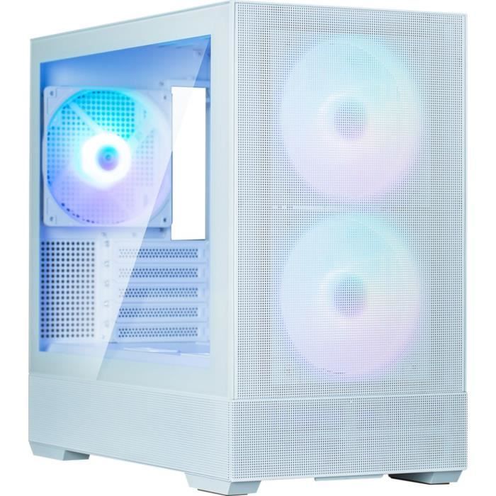 Mini Tower PC case without power supply - ZALMAN P30 AIR (White) - Micro ATX/Mini-ITX - 3x140mm A-RGB - Mesh - USB-C/3.0/HD Audio