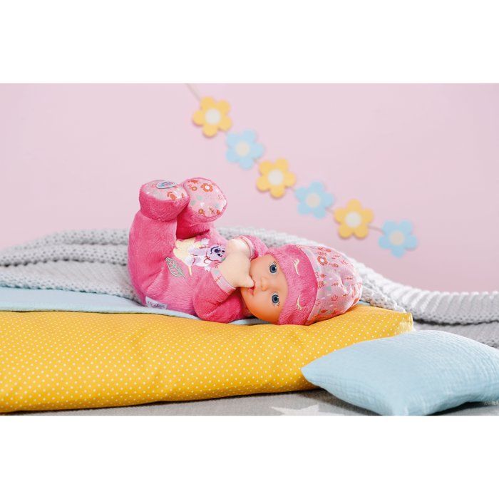 Baby Born - Sleepy - Soft doll with integrated rattle - Pink - 30cm - From 3 years old