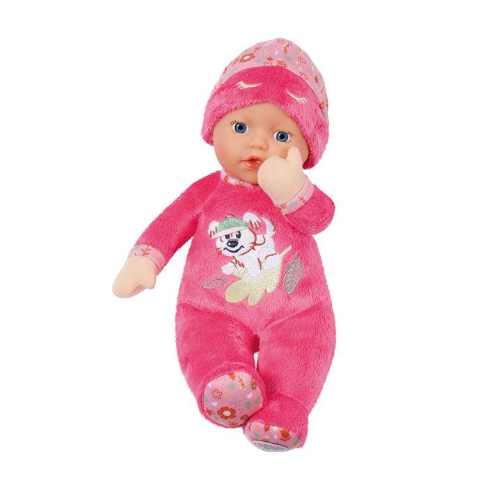 Baby Born - Sleepy - Soft doll with integrated rattle - Pink - 30cm - From 3 years old
