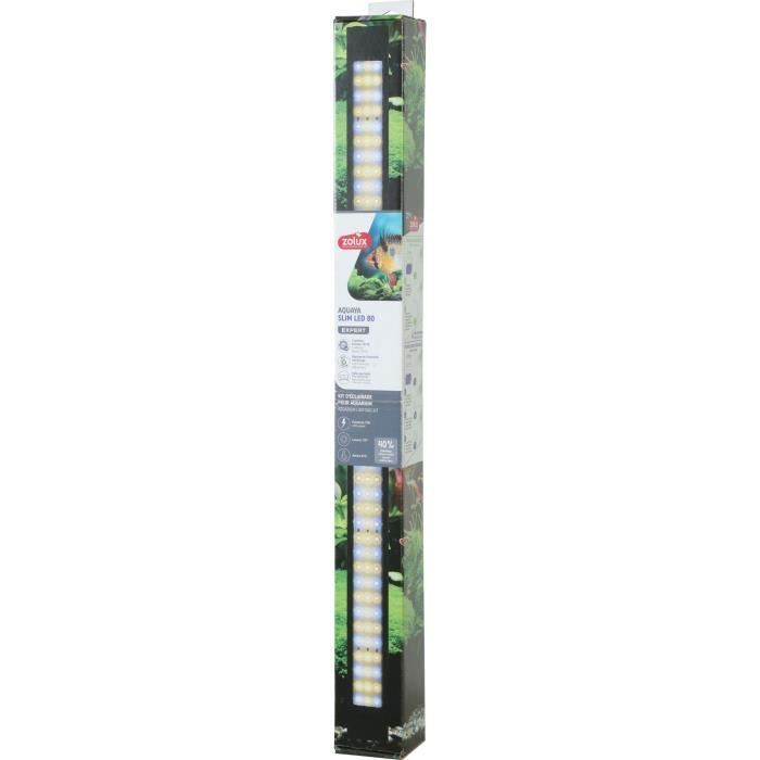 Lighting strip - Zolux - Slim LED dimmable - Adjustable and adaptable as a replacement for a T8 or T5 neon tube - 80 cm