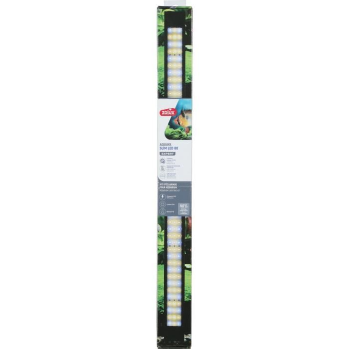 Lighting strip - Zolux - Slim LED dimmable - Adjustable and adaptable as a replacement for a T8 or T5 neon tube - 80 cm