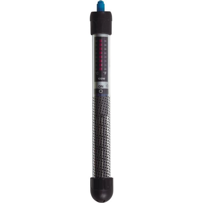 Heater - Zolux - For aquarium - Adjustable temperature up to 34°C - 100W