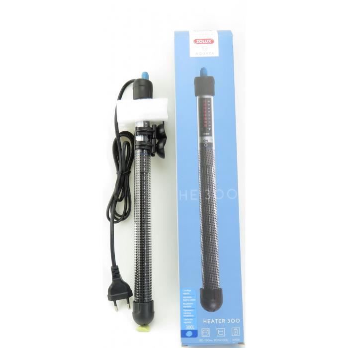Aquarium heater - ZOLUX - 300W - Length 36cm - Cold water fish - Rectangular