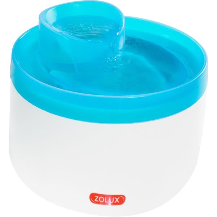 Zolux Water Fountain - For Cats and Dogs - With Filter Cartridge - 2 Liters