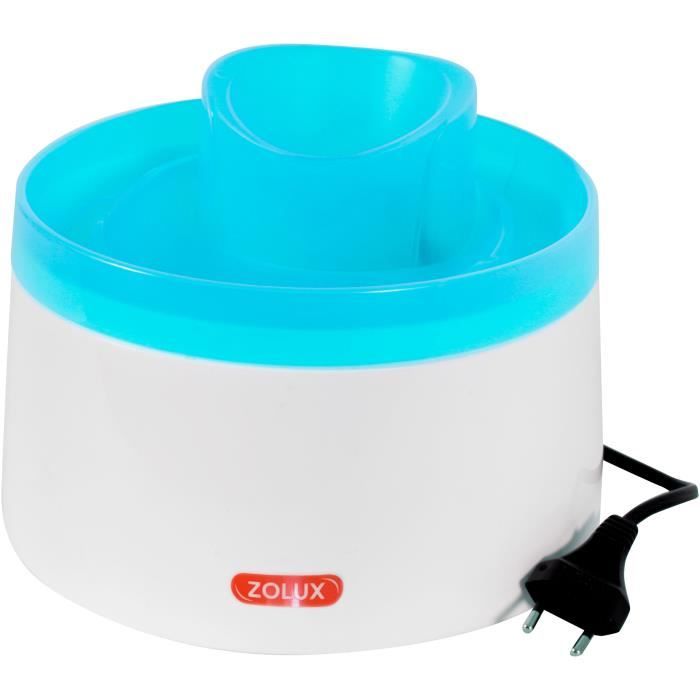 Zolux Water Fountain - For Cats and Dogs - With Filter Cartridge - 2 Liters