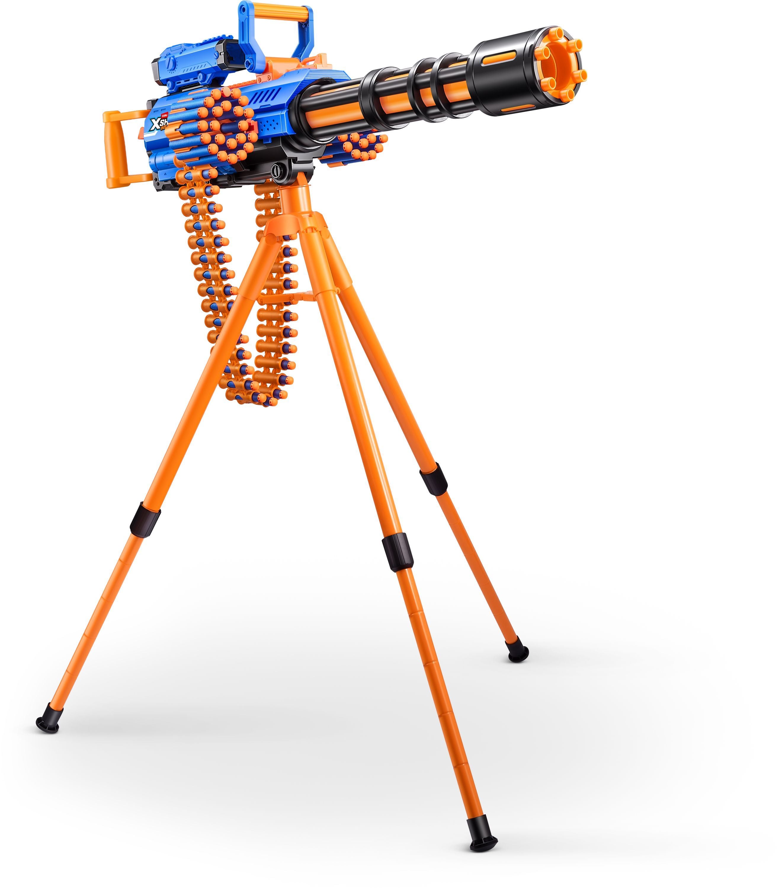 Motorized Blaster - ZURU - X-SHOT Rage Fire - 40 darts - Tripod included - Range 27 m