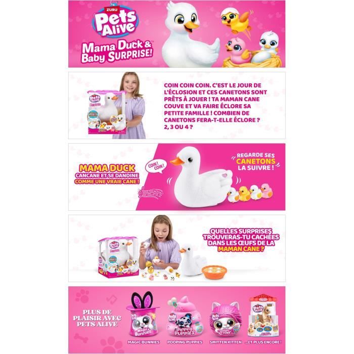 Interactive Toy - ZURU - Mama Duck - Interactive ducklings following their mother with surprises to discover