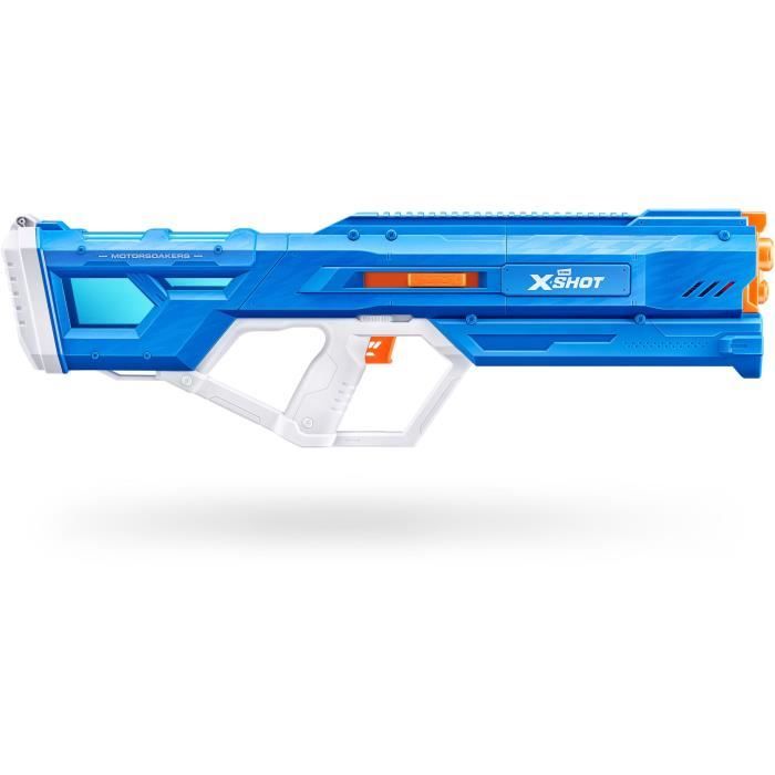 Motorized water gun - ZURU - X-SHOT Mega Pulse - Quick filling - Rechargeable battery - Range 9 m - 1.1 L tank