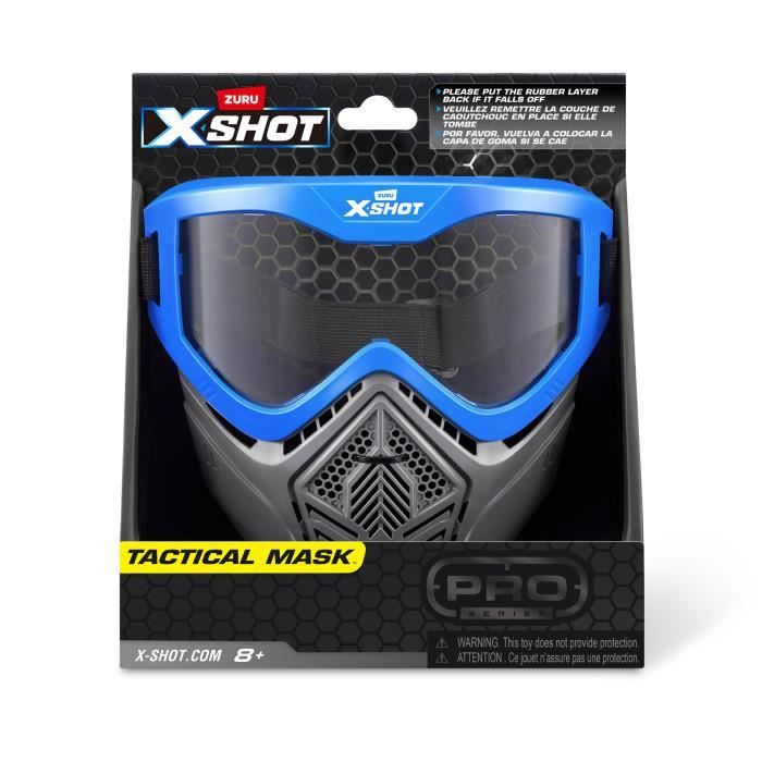 Accessory - ZURU - X-SHOT Excel Blue Mask - Adjustable mask - Stylish design - Integrated ventilation